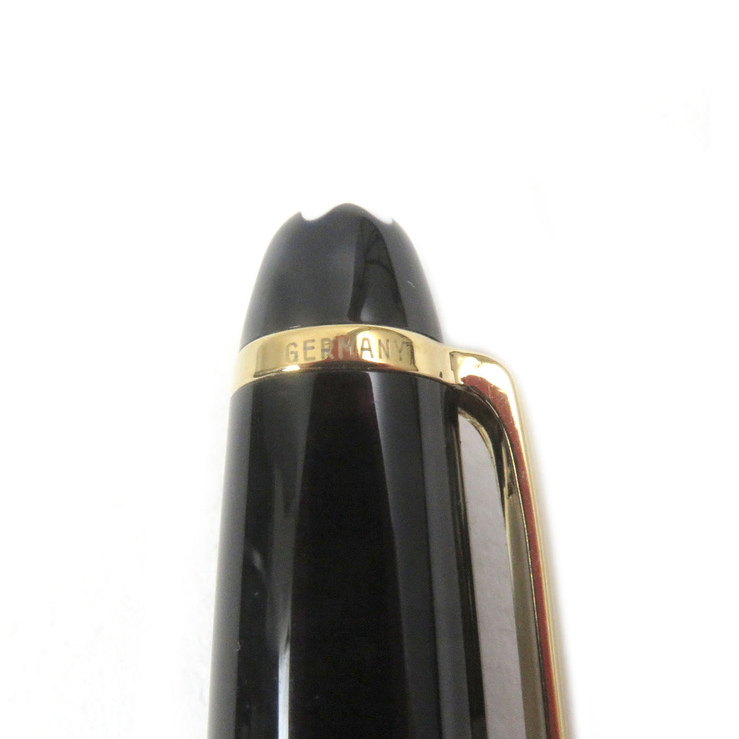 極美品□MONTBLANC モンブラン マイスターシュテュック クラシック キャップ式 ボールペン ブラック ゴールド 西ドイツ製 筆記確認済み