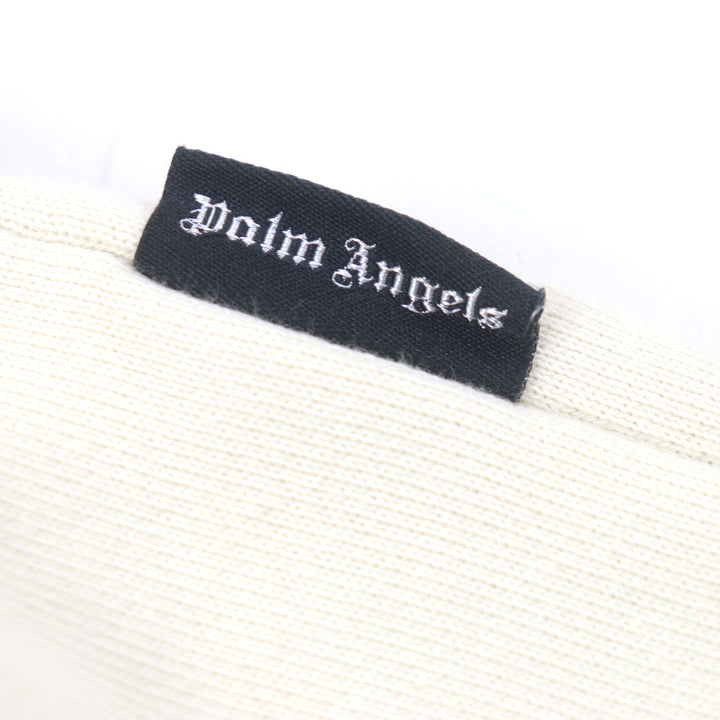 極美品▼モンクレール ジーニアス8 パーム エンジェルス 23AW HOODIE ダメージ加工 ロゴプリント プルオーバー パーカー S 正規品 メンズ
