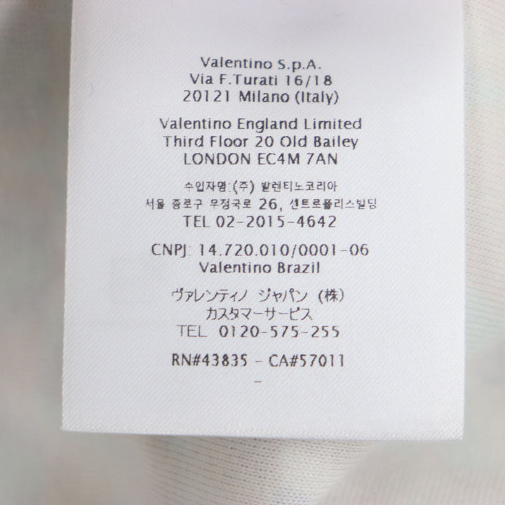 未使用品▼VALENTINO ヴァレンティノ XV3MD03C859 All-Over Printed Drawstring Track Pants Vロゴ総柄 トラックパンツ L 正規品 メンズ