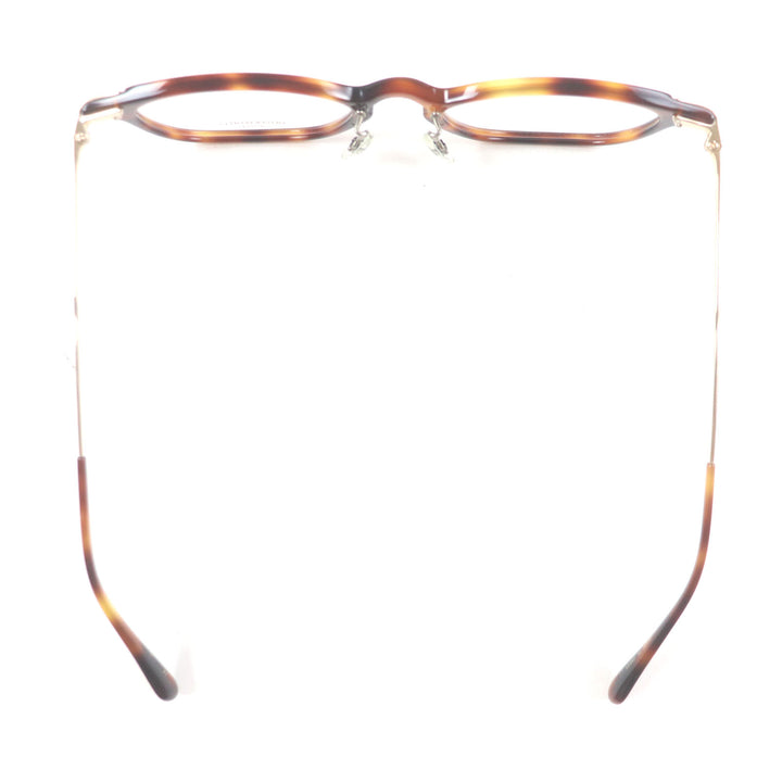 未使用品▼オリバーピープルズ Hadley DM マーブル ウェリントン メガネ 眼鏡 アイウェア クリアブラウン 49□19-140 デモレンズ メンズ