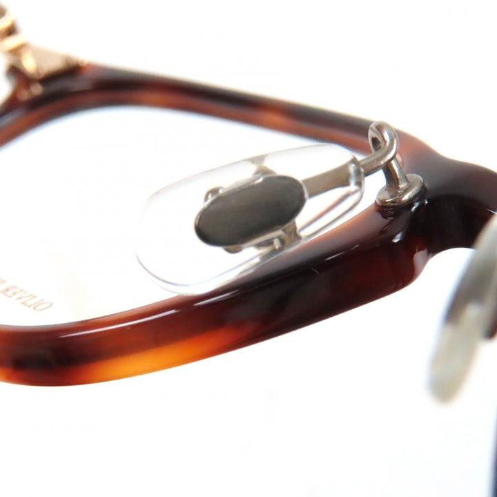 未使用品▼オリバーピープルズ Hadley DM マーブル ウェリントン メガネ 眼鏡 アイウェア クリアブラウン 49□19-140 デモレンズ メンズ