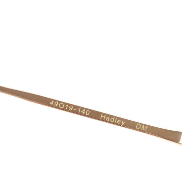 未使用品▼オリバーピープルズ Hadley DM マーブル ウェリントン メガネ 眼鏡 アイウェア クリアブラウン 49□19-140 デモレンズ メンズ