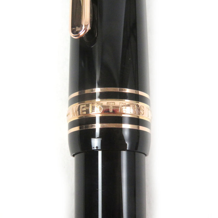 美品□MONTBLANC モンブラン マイスターシュテュック ル・グラン ツイスト式 ボールペン ブラック ゴールド ドイツ製 メンズ 筆記確認済