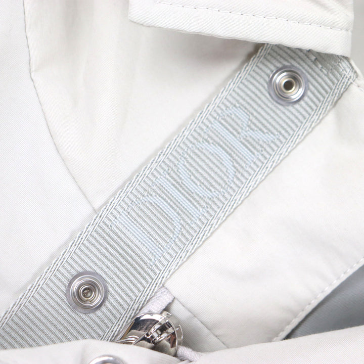 極美品▼DIOR ディオール オム 23AW 39C308A5834 バックプリント フード付き テクニカルコットン WZIPUP モッズコート 48 正規品 メンズ