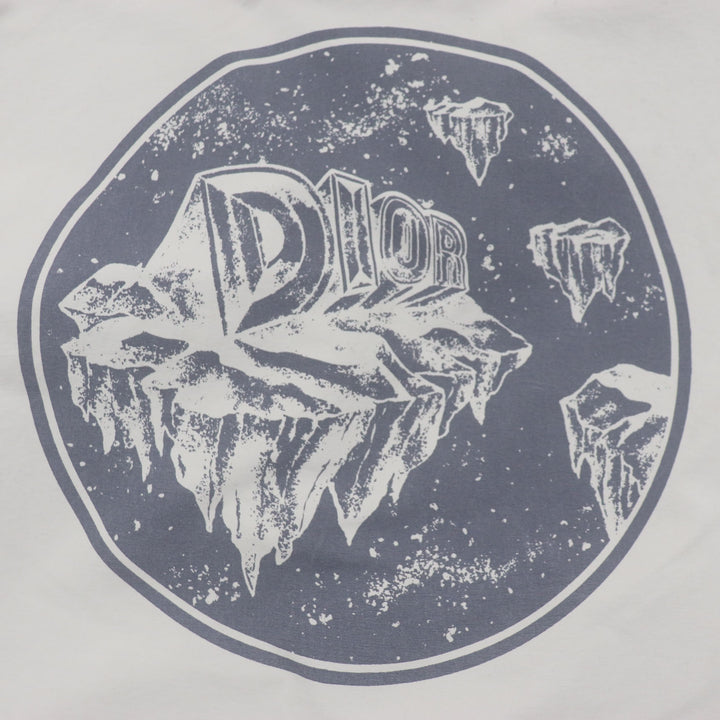極美品▼DIOR ディオール オム 23AW 39C308A5834 バックプリント フード付き テクニカルコットン WZIPUP モッズコート 48 正規品 メンズ
