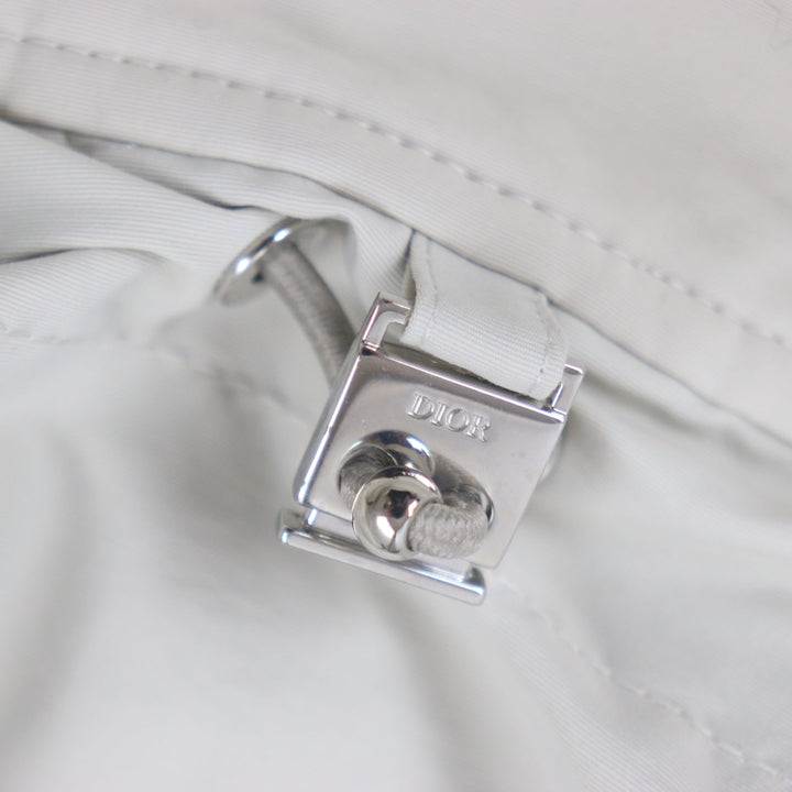 極美品▼DIOR ディオール オム 23AW 39C308A5834 バックプリント フード付き テクニカルコットン WZIPUP モッズコート 48 正規品 メンズ