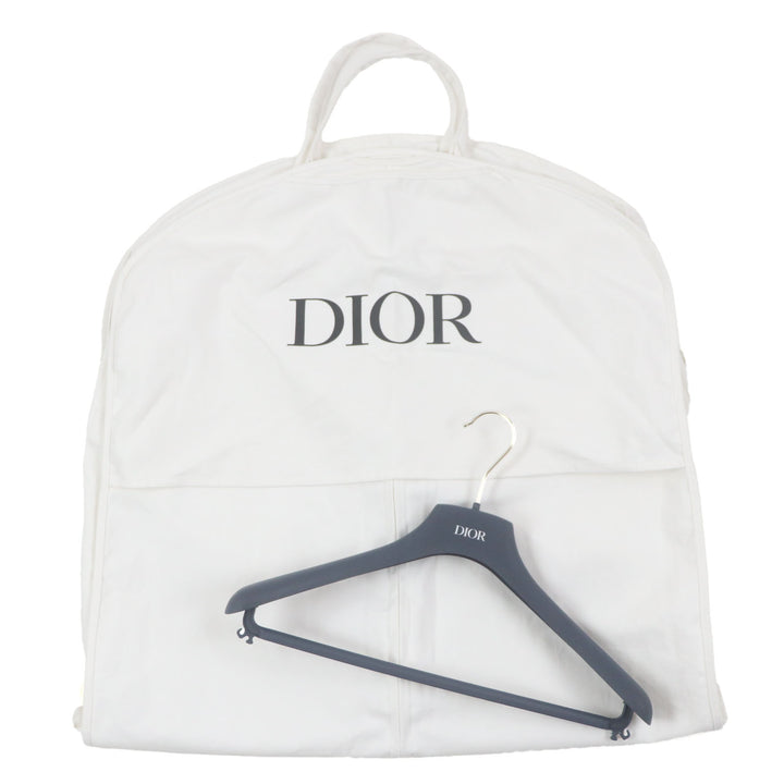 極美品▼DIOR ディオール オム 23AW 39C308A5834 バックプリント フード付き テクニカルコットン WZIPUP モッズコート 48 正規品 メンズ