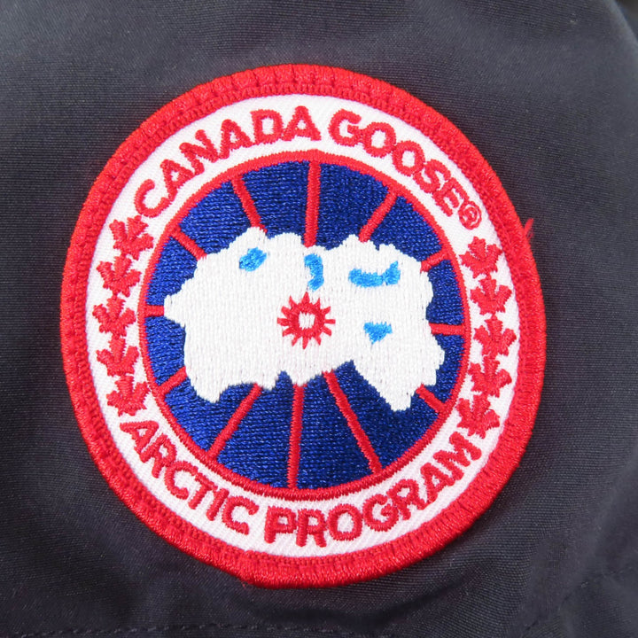 良品☆CANADA GOOSE カナダグース 3802LA SHELBURNE PARKA シェルバーンパーカ ファー・フード付 ダウンコート ネイビー XS 正規品