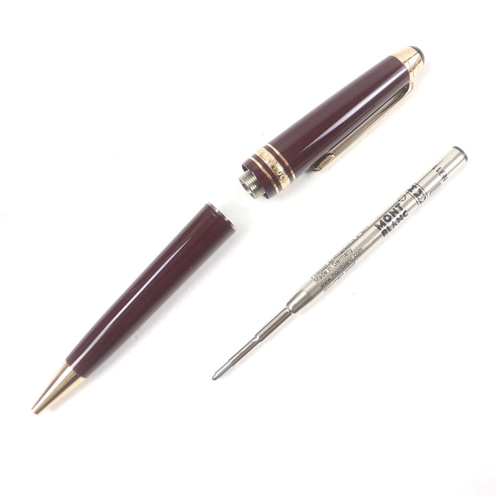 極美品□MONTBLANC モンブラン ル・プティ・プランス 164 クラシック ツイスト式 ボールペン ボルドー ゴールド ドイツ製 筆記確認済み