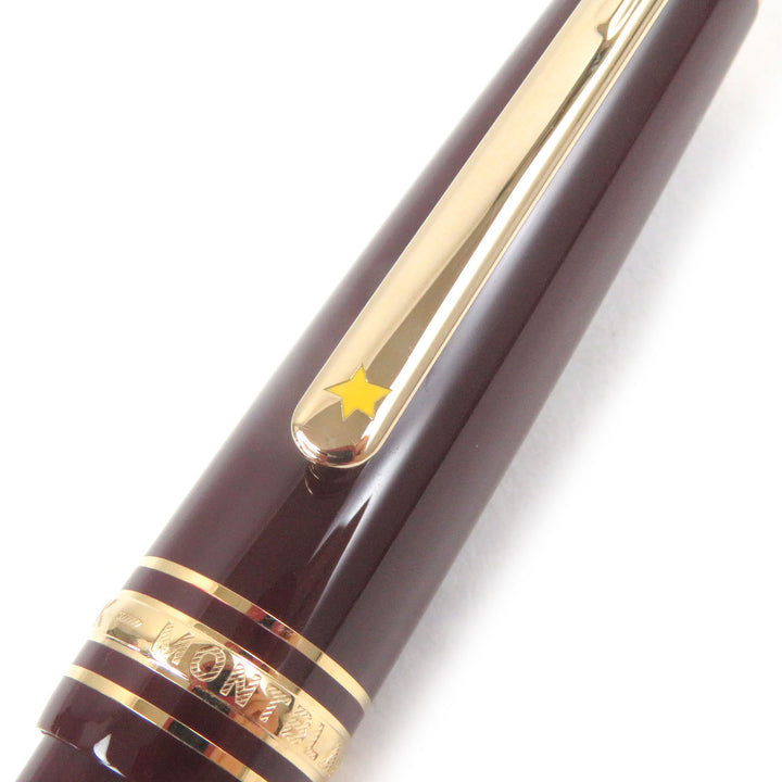 極美品□MONTBLANC モンブラン ル・プティ・プランス 164 クラシック ツイスト式 ボールペン ボルドー ゴールド ドイツ製 筆記確認済み