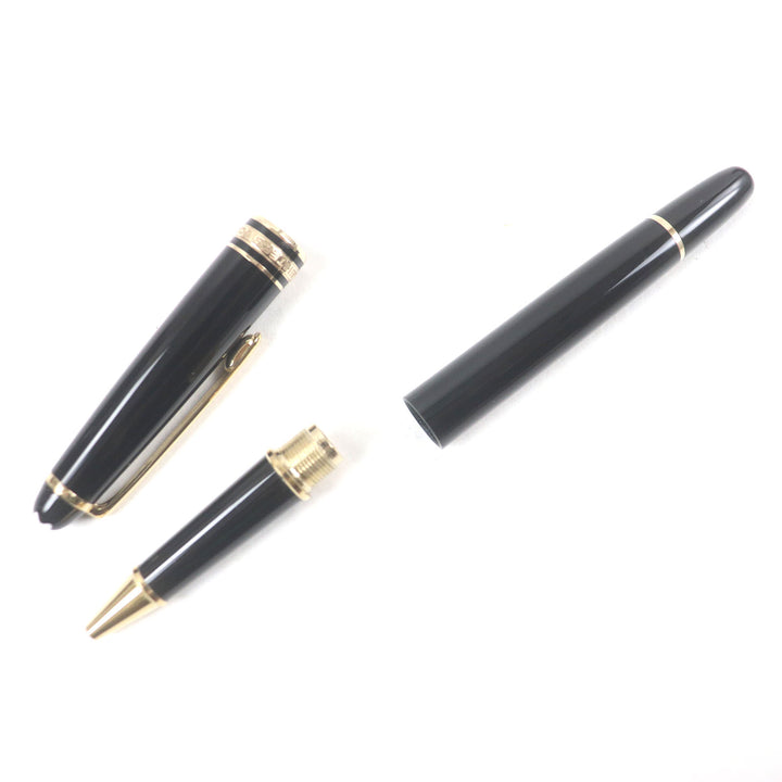 良品□MONTBLANC モンブラン マイスターシュテュック クラシック キャップ ボールペン ブラック ゴールド 西ドイツ製 メンズ インクなし