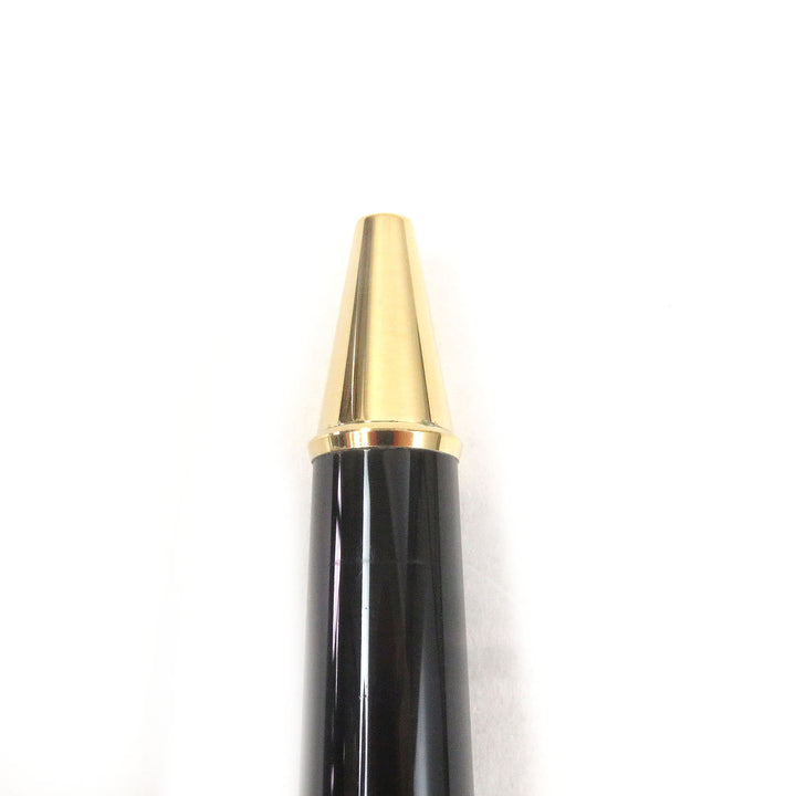 良品□MONTBLANC モンブラン マイスターシュテュック クラシック キャップ ボールペン ブラック ゴールド 西ドイツ製 メンズ インクなし