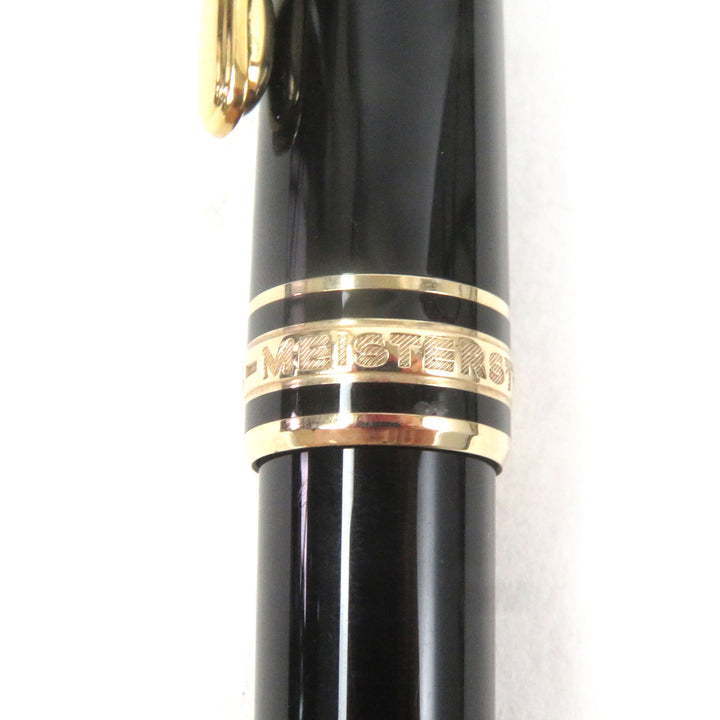 良品□MONTBLANC モンブラン マイスターシュテュック クラシック キャップ ボールペン ブラック ゴールド 西ドイツ製 メンズ インクなし