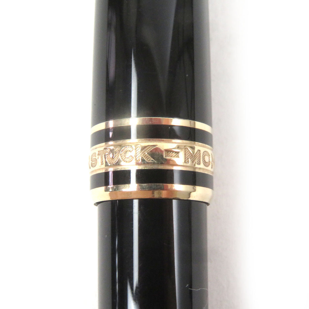 良品□MONTBLANC モンブラン マイスターシュテュック クラシック キャップ ボールペン ブラック ゴールド 西ドイツ製 メンズ インクなし