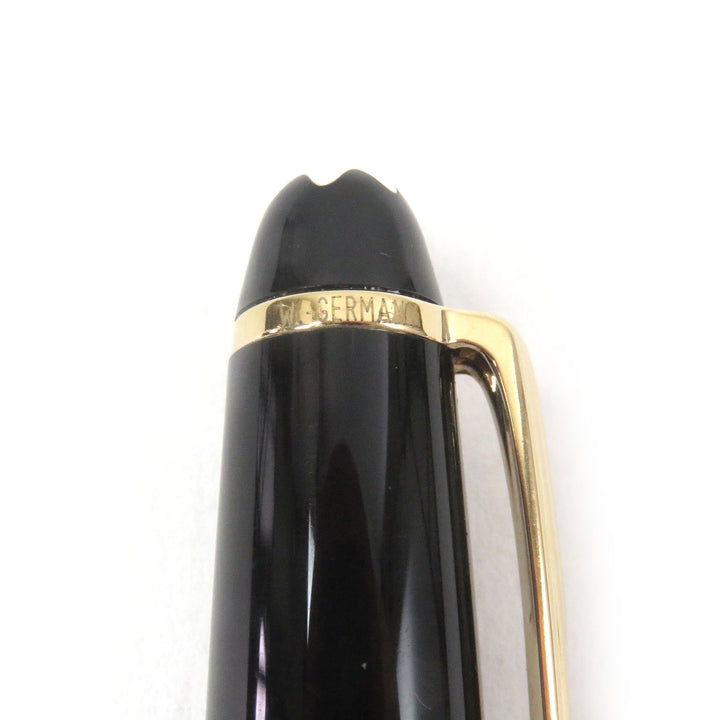 良品□MONTBLANC モンブラン マイスターシュテュック クラシック キャップ ボールペン ブラック ゴールド 西ドイツ製 メンズ インクなし