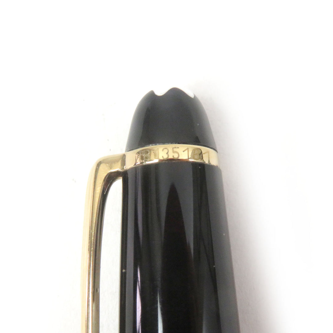 良品□MONTBLANC モンブラン マイスターシュテュック クラシック キャップ ボールペン ブラック ゴールド 西ドイツ製 メンズ インクなし