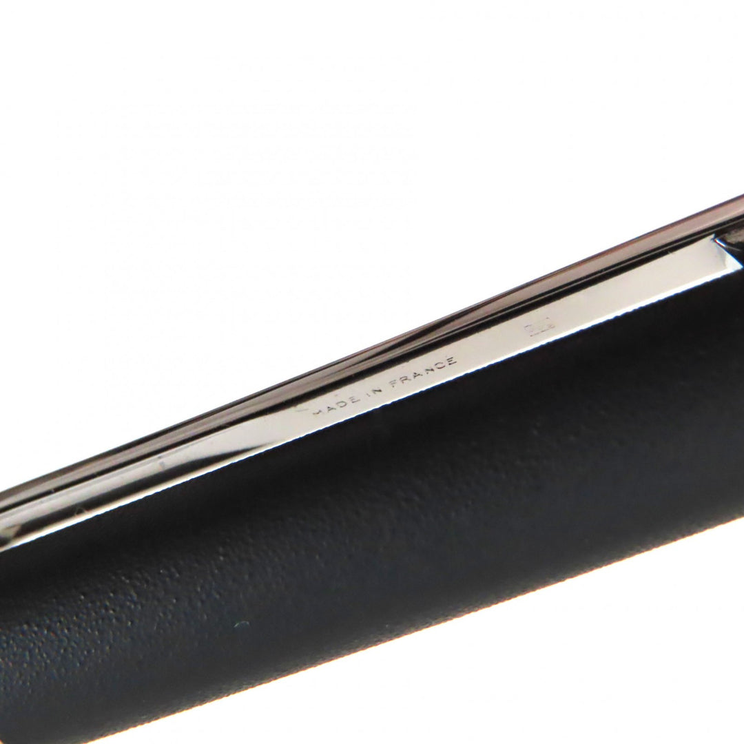 極美品▼Cartier カルティエ サントス ツイスト式 ボールペン マットブラック シルバー 箱・ケース付き フランス製 メンズ 筆記確認済み