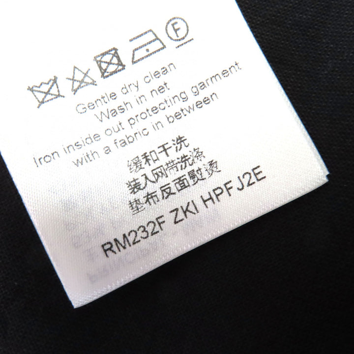 極美品△LOUIS VUITTON ルイヴィトン 23AW ウール モノグラム総柄 シングル テーラードジャケット ブラック 48 イタリア製 正規品 メンズ