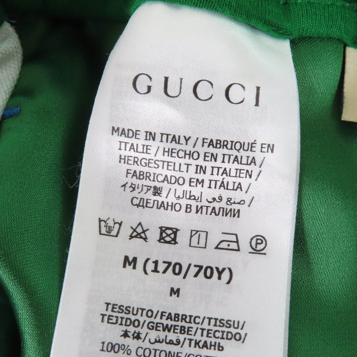 極美品☆GUCCI グッチ 693162 コットン ロサンゼルス パームツリープリント スカート マルチ M イタリア製 正規品 レディース 定価258500円