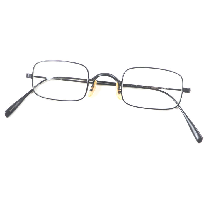 未使用品▼BJ CLASSIC COLLECTION ビージェークラシックコレクション PREM-139 現行品 スクエア チタニウム メガネ 44□23-149 ケース付