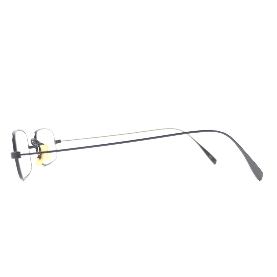 未使用品▼BJ CLASSIC COLLECTION ビージェークラシックコレクション PREM-139 現行品 スクエア チタニウム メガネ 44□23-149 ケース付