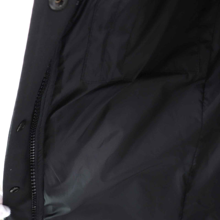 良品△CANADA GOOSE カナダグース 2302JL MACKENZIE PARKA マッケンジーパーカ ロゴワッペン ファー・フード付き ダウンコート S 正規品