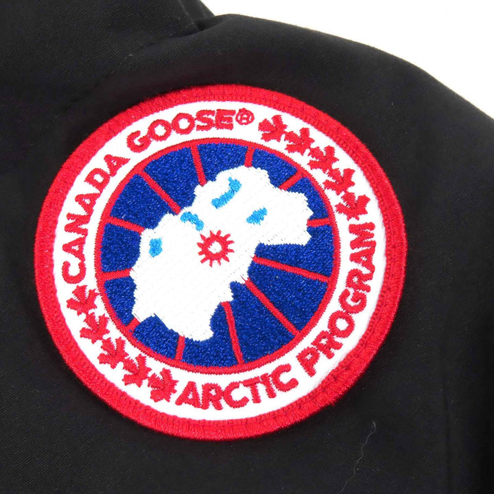 良品△CANADA GOOSE カナダグース 2302JL MACKENZIE PARKA マッケンジーパーカ ロゴワッペン ファー・フード付き ダウンコート S 正規品