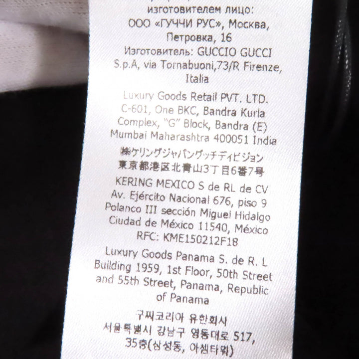 未使用品★GUCCI グッチ 22SS 688421 ロゴデザイン バイカーショーツ レギンスハーフパンツ ブラック S イタリア製 正規品 レディース