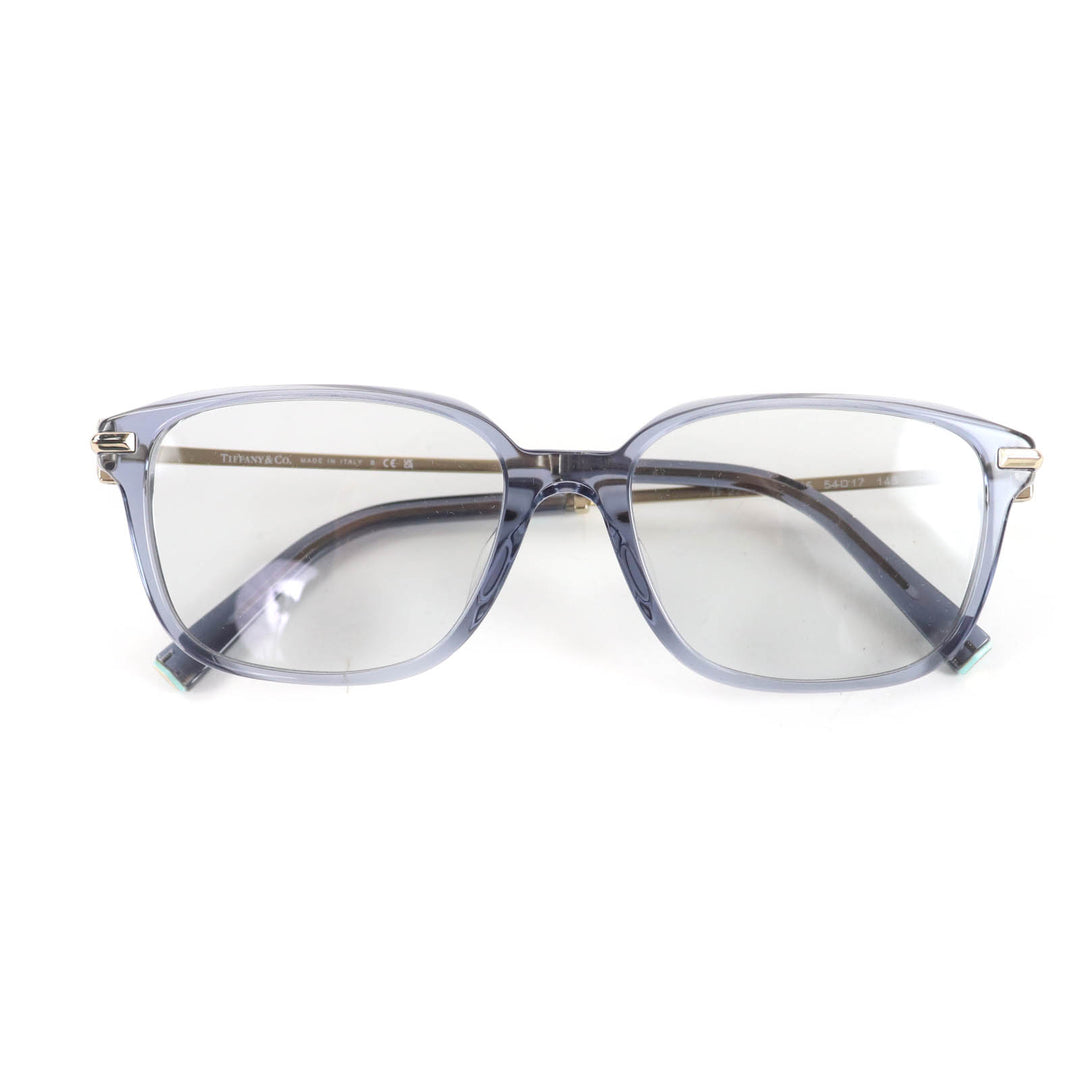 極美品★TIFFANY&amp;Co. ティファニー TF2253 Tモチーフ サングラス クリアグレー ゴールド金具 54□17 145 箱・ケース付 イタリア製