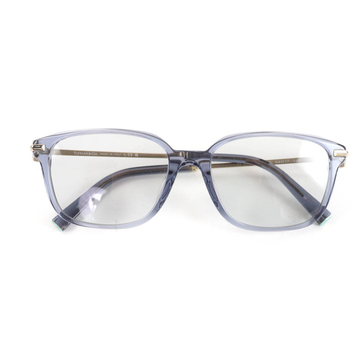 極美品★TIFFANY&amp;Co. ティファニー TF2253 Tモチーフ サングラス クリアグレー ゴールド金具 54□17 145 箱・ケース付 イタリア製