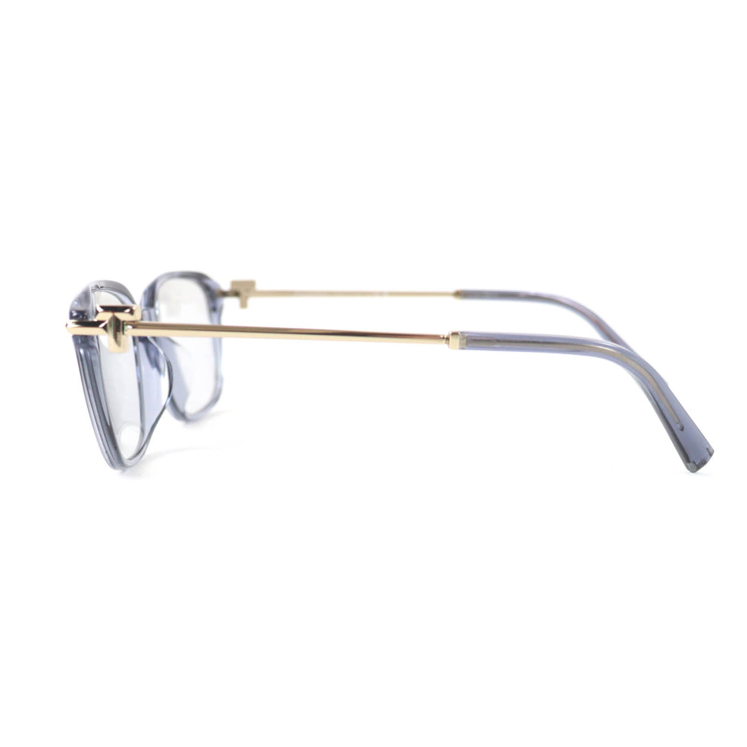 極美品★TIFFANY&amp;Co. ティファニー TF2253 Tモチーフ サングラス クリアグレー ゴールド金具 54□17 145 箱・ケース付 イタリア製