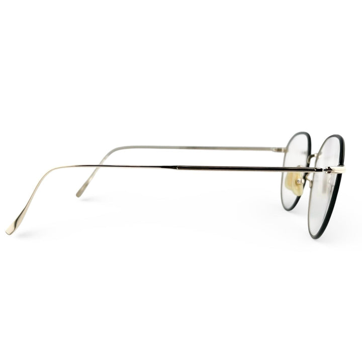 極美品▲KANEKO OPTICAL 金子眼鏡 ヴィンテージ KV-134 クラウンパント型 メガネ 眼鏡 アイウェア ブラック 55□22 153 レディース
