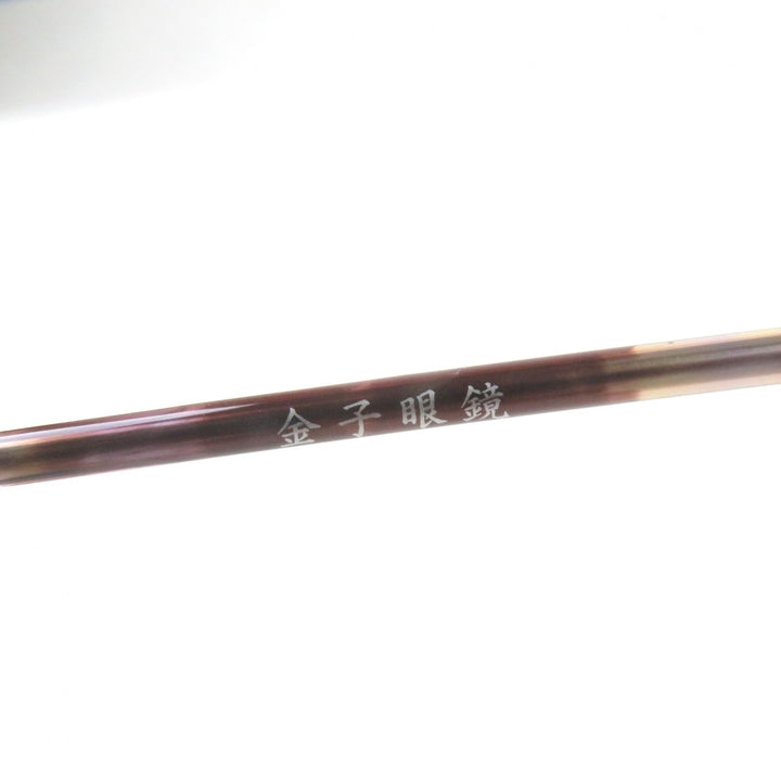 極美品○金子眼鏡 カネコガンキョウ KM-28 チタンフレーム オーバルシェイプ メガネ 眼鏡 アイウェア ベッコウ柄 49□20-139 度入り