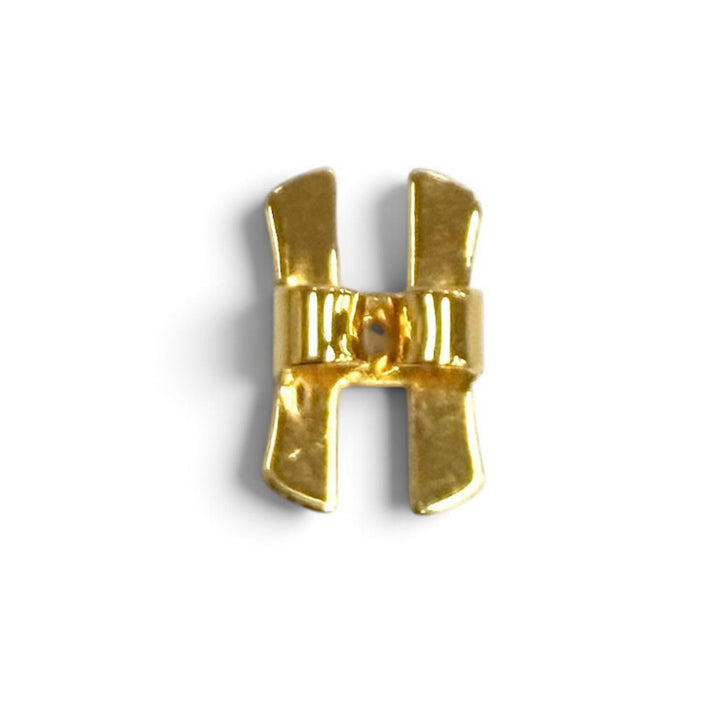 極美品★HERMES エルメス エクリプス Hポスト 直径1cm ピアス アクセサリー ピンク ゴールド レディース 箱付き