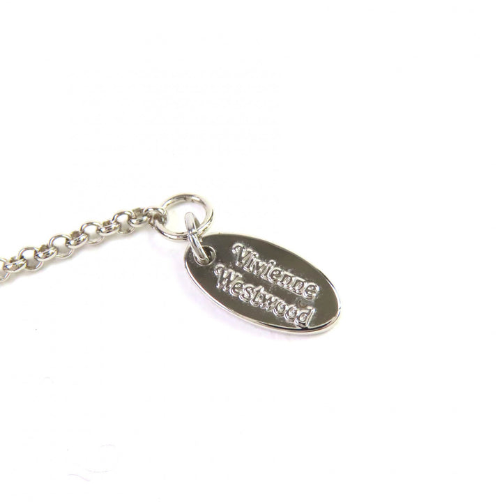 極美品△Vivienne Westwood ヴィヴィアンウエストウッド PETITE ORB PENDANT プチ オーブ ペンダント ネックレス シルバー 箱・保存袋付