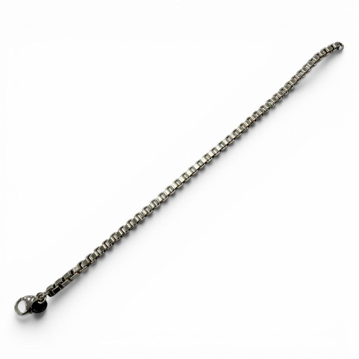 美品□TIFFANY&amp;Co. ティファニー ベネチアン SV925 アクセサリー チェーンブレスレット シルバー 重量16.6g メンズ レディースオススメ◎