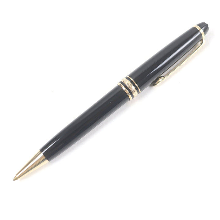 極美品□MONTBLANC モンブラン マイスターシュテュック クラシック Pix プレシャスレジン ボールペン ブラック ドイツ製　筆記確認済み