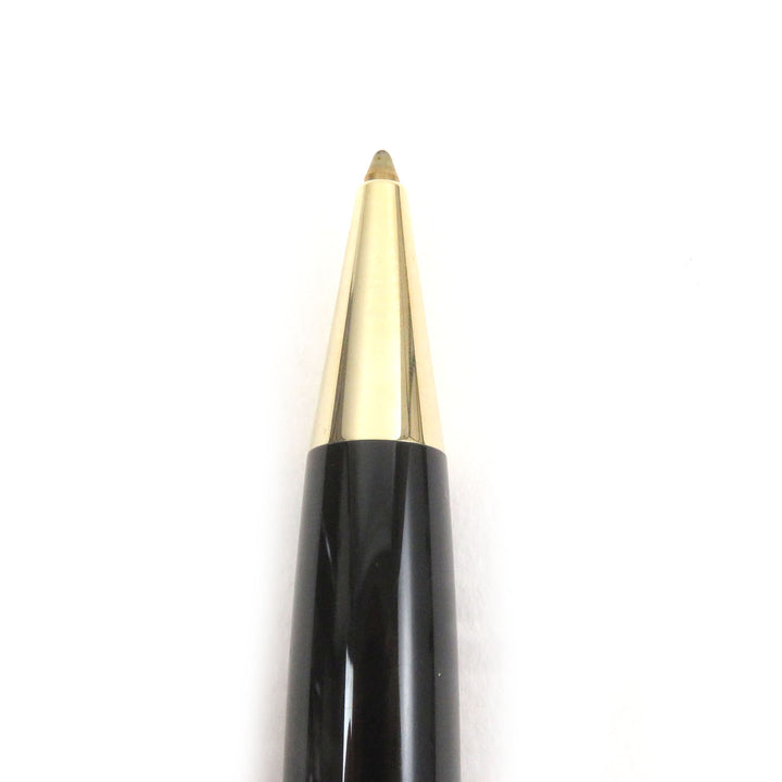 極美品□MONTBLANC モンブラン マイスターシュテュック クラシック Pix プレシャスレジン ボールペン ブラック ドイツ製　筆記確認済み