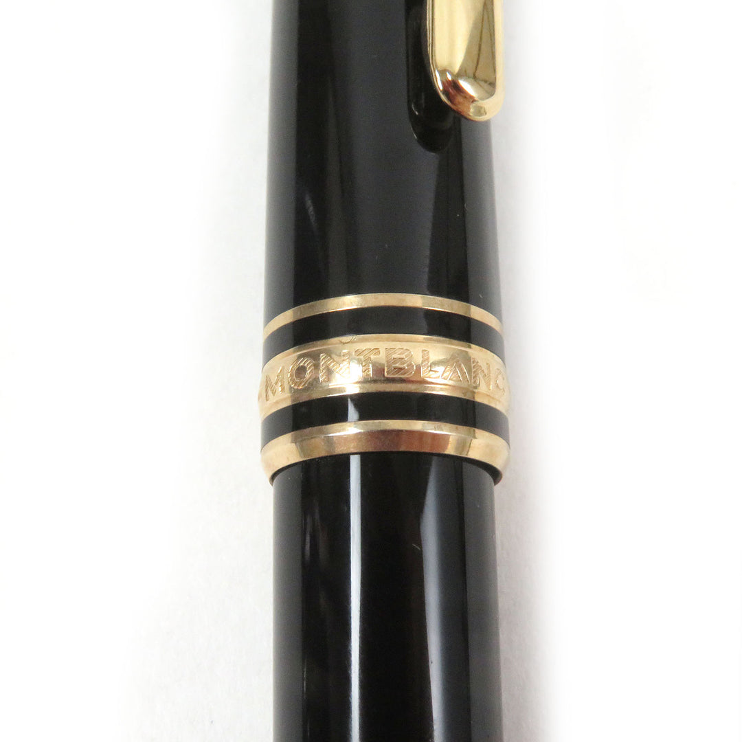 極美品□MONTBLANC モンブラン マイスターシュテュック クラシック Pix プレシャスレジン ボールペン ブラック ドイツ製　筆記確認済み