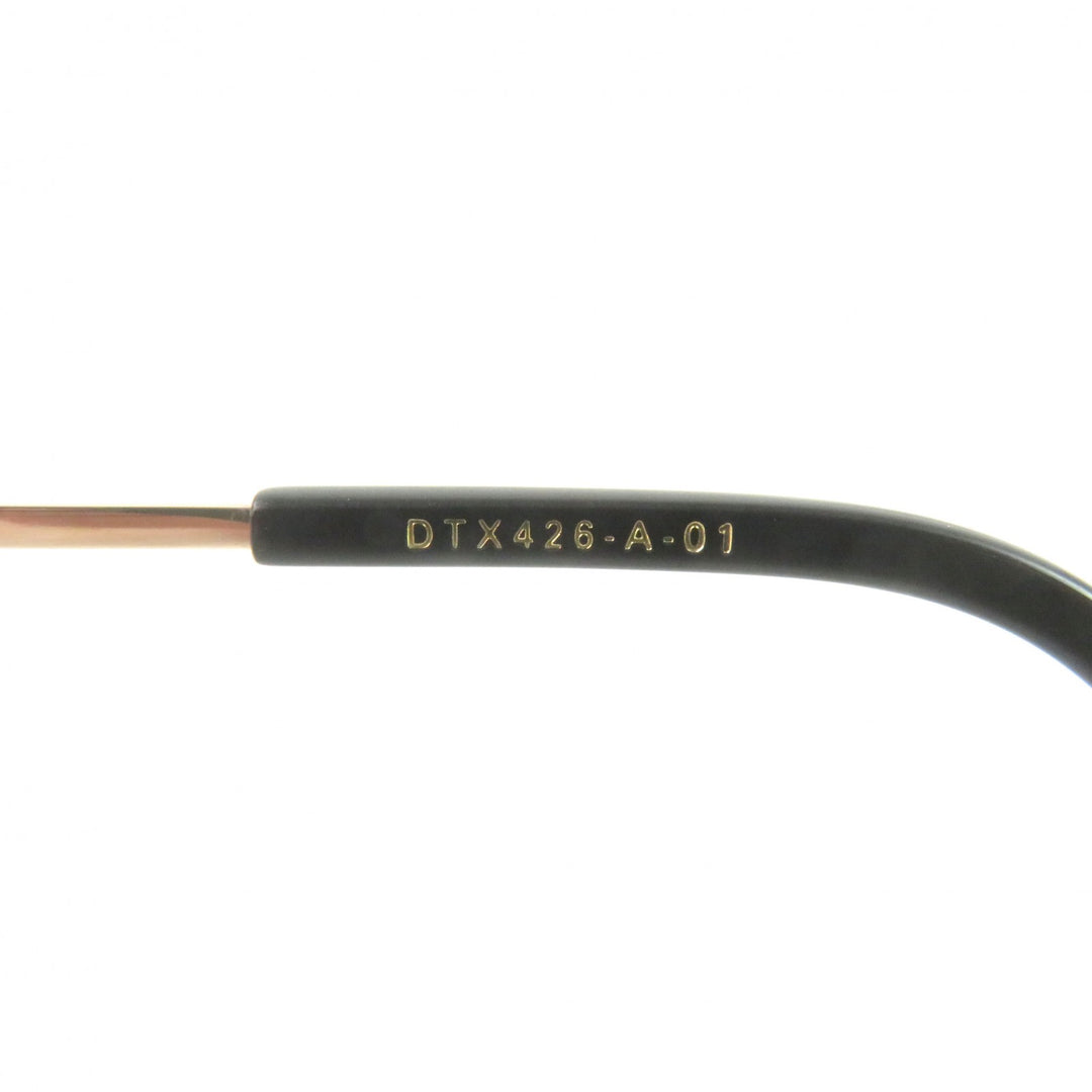 極美品○DITA ディータ DTX426 UNION-FOUR ロゴ金具付き メタルリム ボストンシェイプ メガネ 眼鏡 アイウェア 47□21-145 度入り
