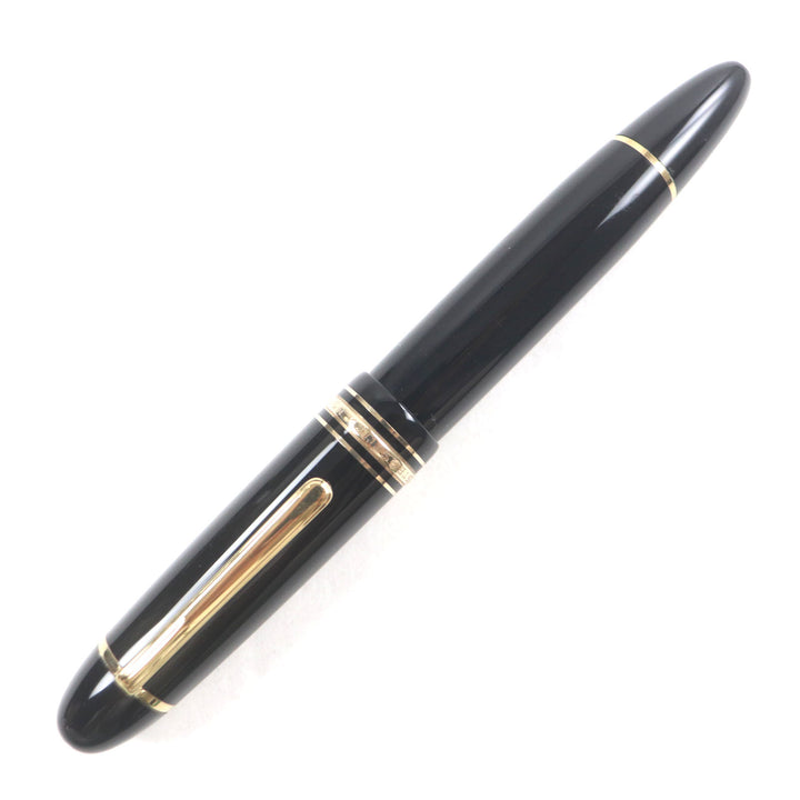 美品▼MONTBLANC モンブラン マイスターシュテュック 149 14K Mニブ ホワイトスター 万年筆 ブラック ゴールド ケース付き ドイツ製