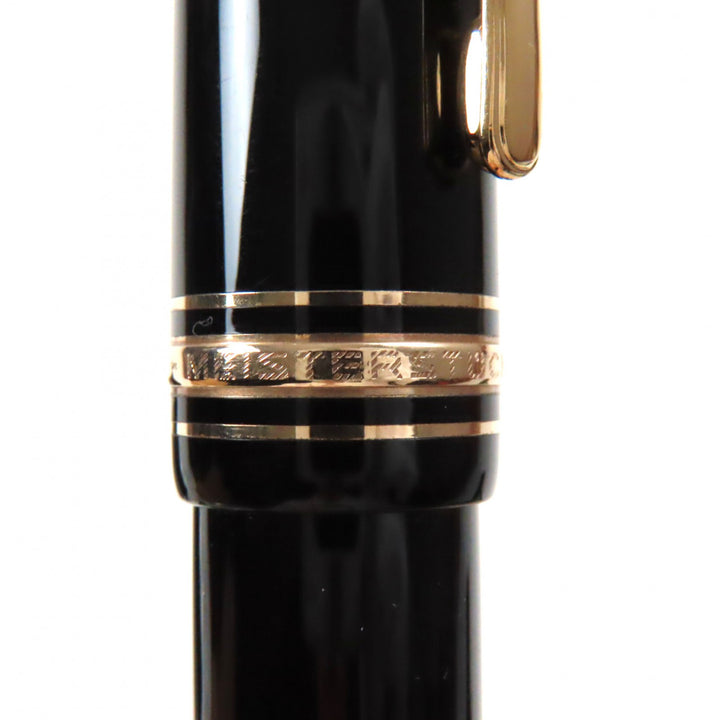 美品▼MONTBLANC モンブラン マイスターシュテュック 149 14K Mニブ ホワイトスター 万年筆 ブラック ゴールド ケース付き ドイツ製
