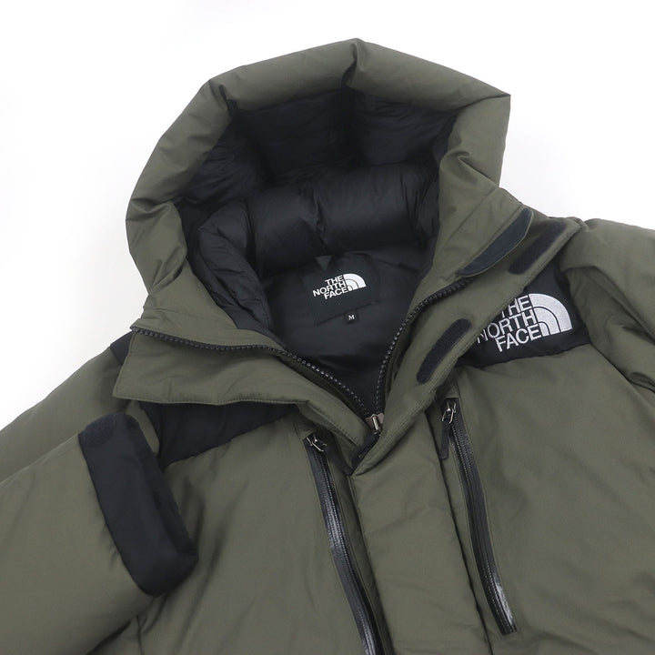 美品□THE NORTH FACE ザ・ノースフェイス ND92240 Baltoro Light Jacket GORE-TEX フーデッド ダウンジャケット カーキ M 正規品 メンズ