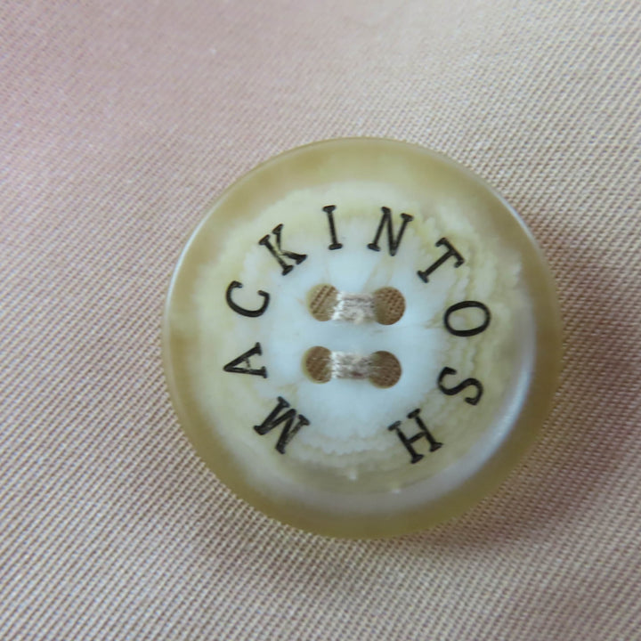 美品☆Mackintosh マッキントッシュ コットン100％ ロゴボタン・ウールライナー付 トレンチコート ベージュ 36 日本製 正規品 レディース