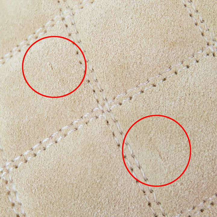 未使用品△CHANEL シャネル 23AW G45121 ココマーク マトラッセ ボア スリッパ ルームシューズ ミュール ベージュ 36 伊製 レディース