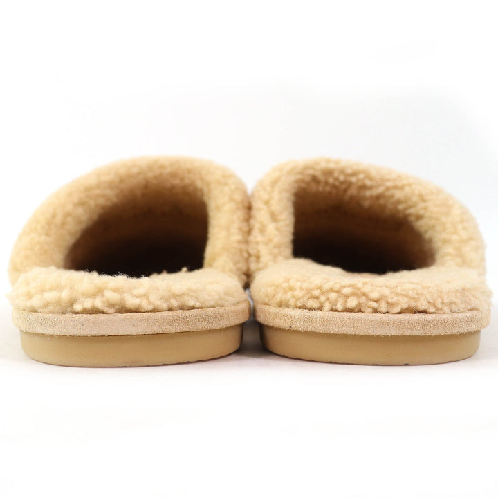 未使用品△CHANEL シャネル 23AW G45121 ココマーク マトラッセ ボア スリッパ ルームシューズ ミュール ベージュ 36 伊製 レディース