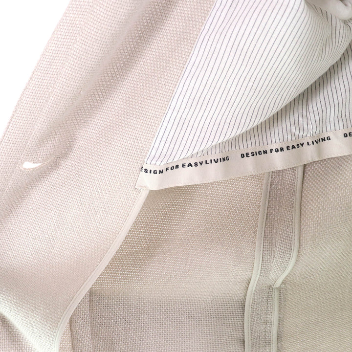 極美品△S MaxMara DESIGN FOR EASY LIVING エス マックスマーラ リネン コットン ロゴボタン シングル ロングコート 38 正規品 伊製