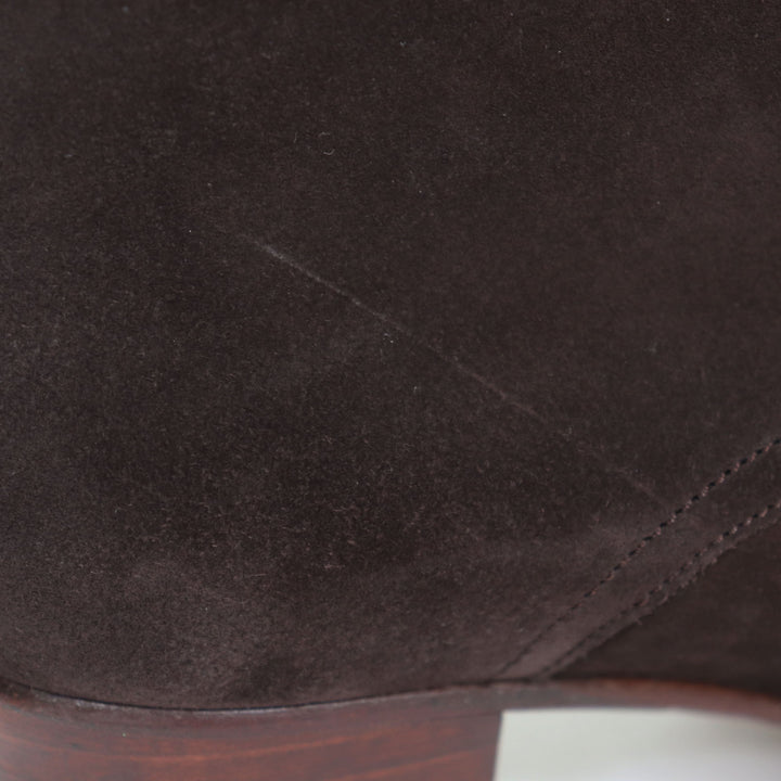 美品▲Paraboot パラブーツ スウェードレザー ショートブーツ ブラウン 4.5 保存袋付き フランス製 レディース