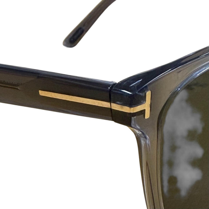 極美品▲TOM FORD トムフォード TF1135-K ウェリントン サングラス アイウェア グレー 54□20 145 箱・ケース付 イタリア製 メンズ