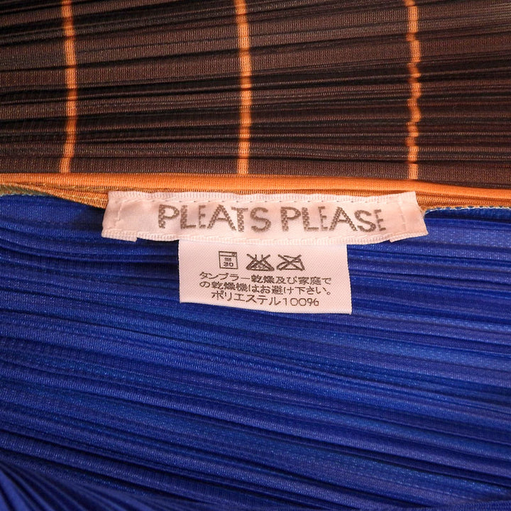 極美品▲PLEATS PLEASE プリーツプリーズ イッセイミヤケ PP64-JK236 プリーツ ノースリ カットソー マルチ 3 日本製 正規品 レディース
